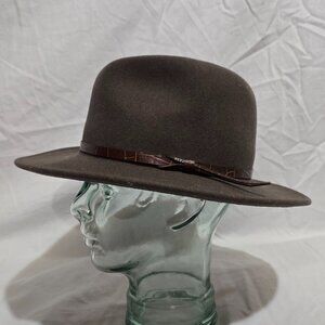 Broner The Best Made in USA 100% Wool Urban Outback Fedora - Brown - Sz M*